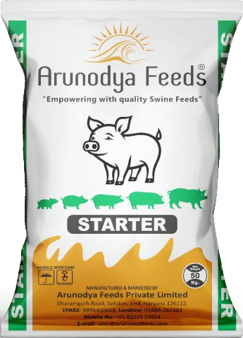 Arunodya Piglet Starter swine feed bag